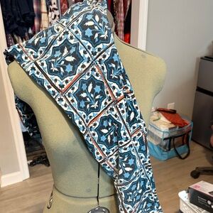 LuLaRoe Blue and Black Patterned TC Leggings